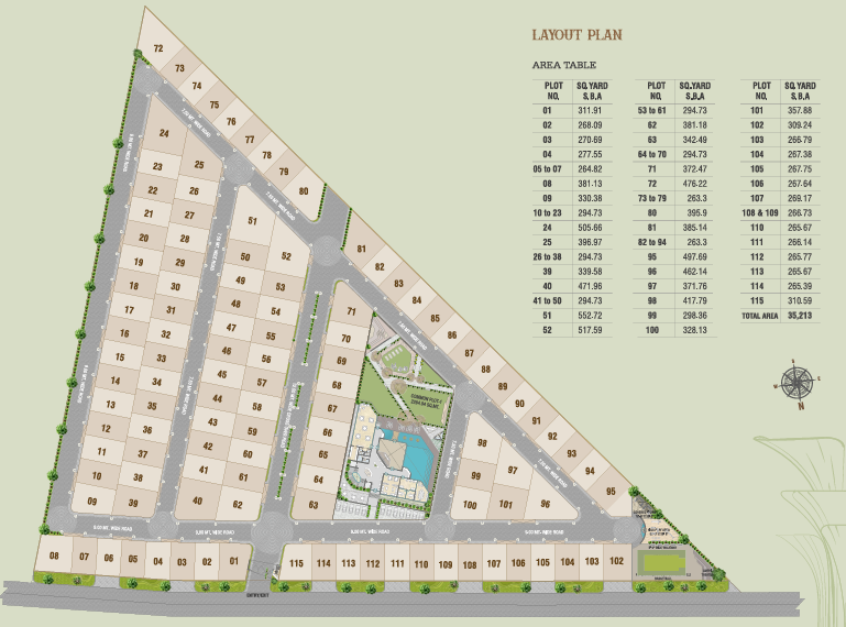 Ananta Vilasa plot layout map