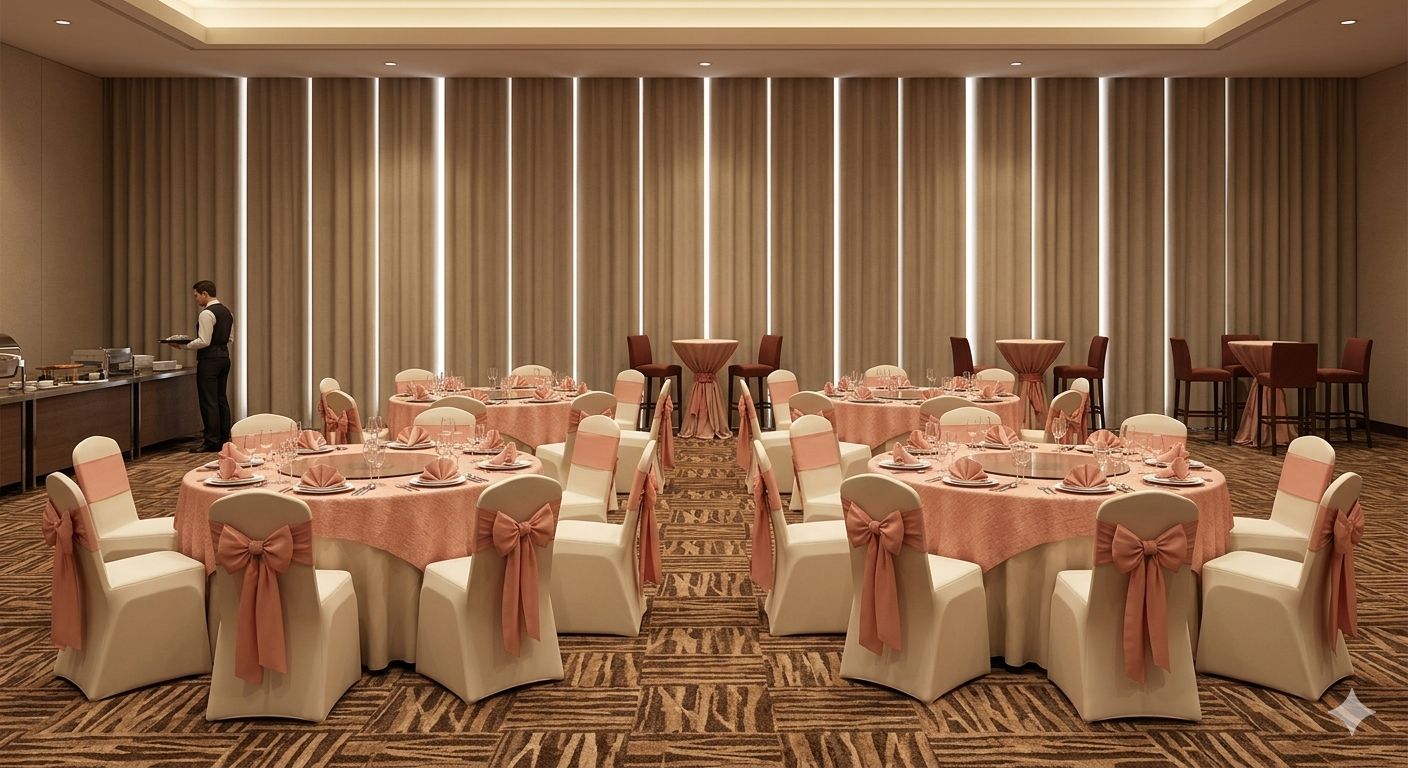 Community dining and event space at Antriksh Dholera