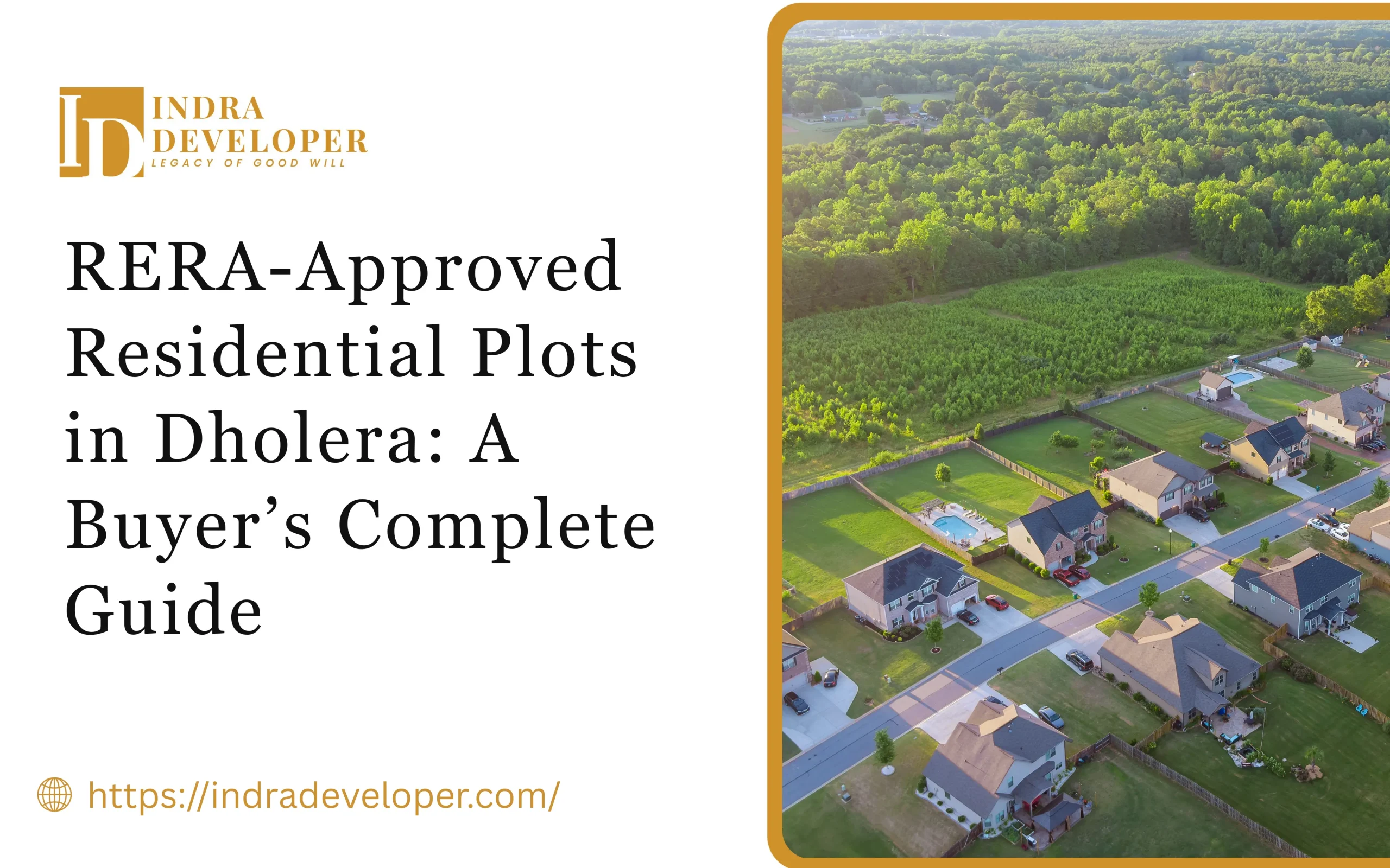RERA-approved residential plots in Dholera