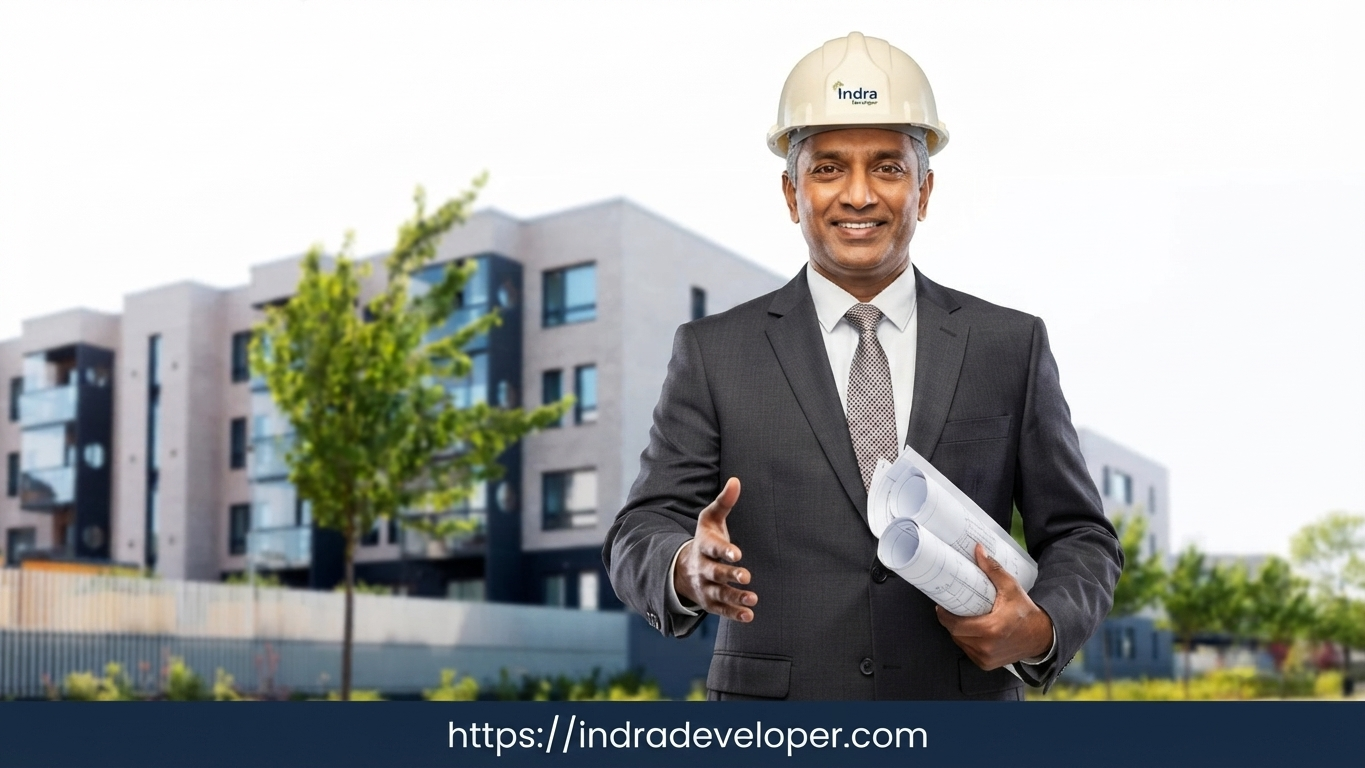 Master-planned layout by real estate developers in Dholera SIR — India's first Greenfield Smart City in Gujarat